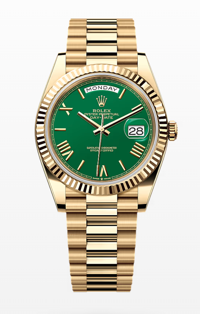 Green Rolex Day-Date 40 (New)
