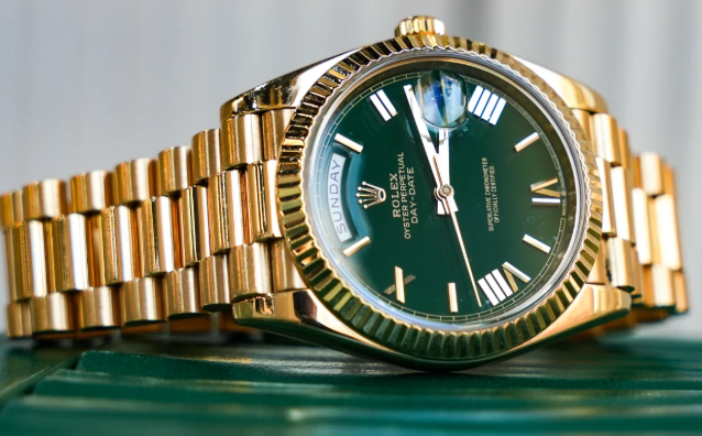 Green Rolex Day-Date 40 (New)