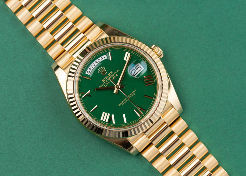 Green Rolex Day-Date 40 (New)