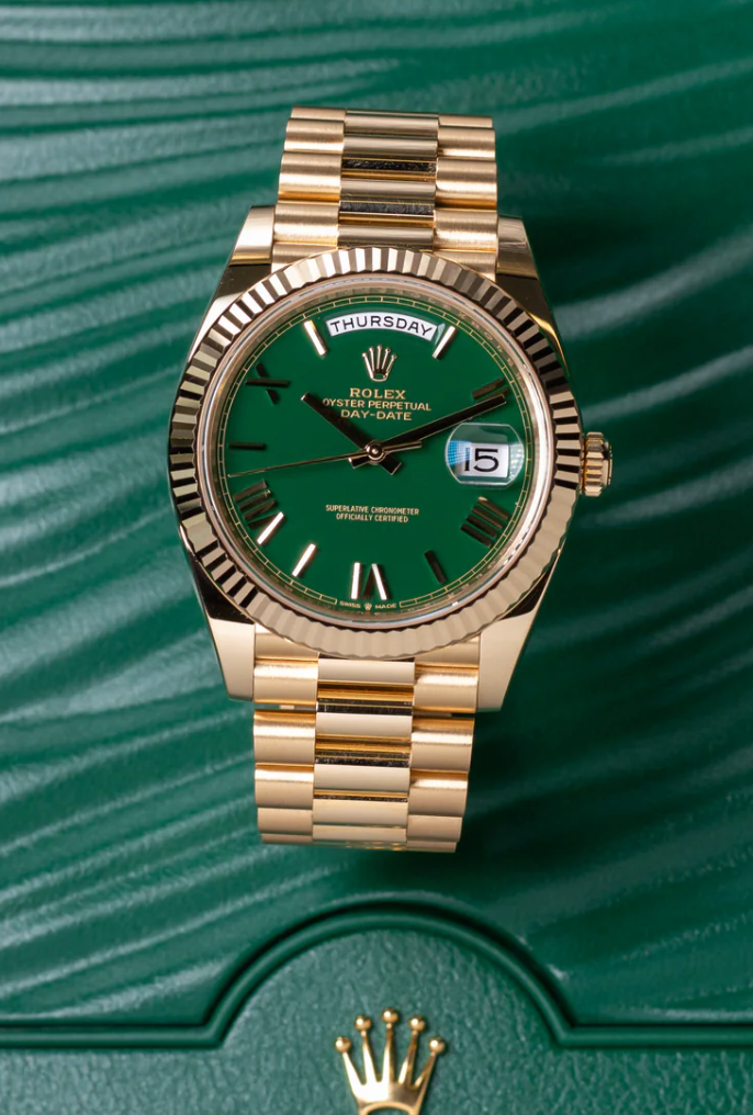 Green Rolex Day-Date 40 (New)